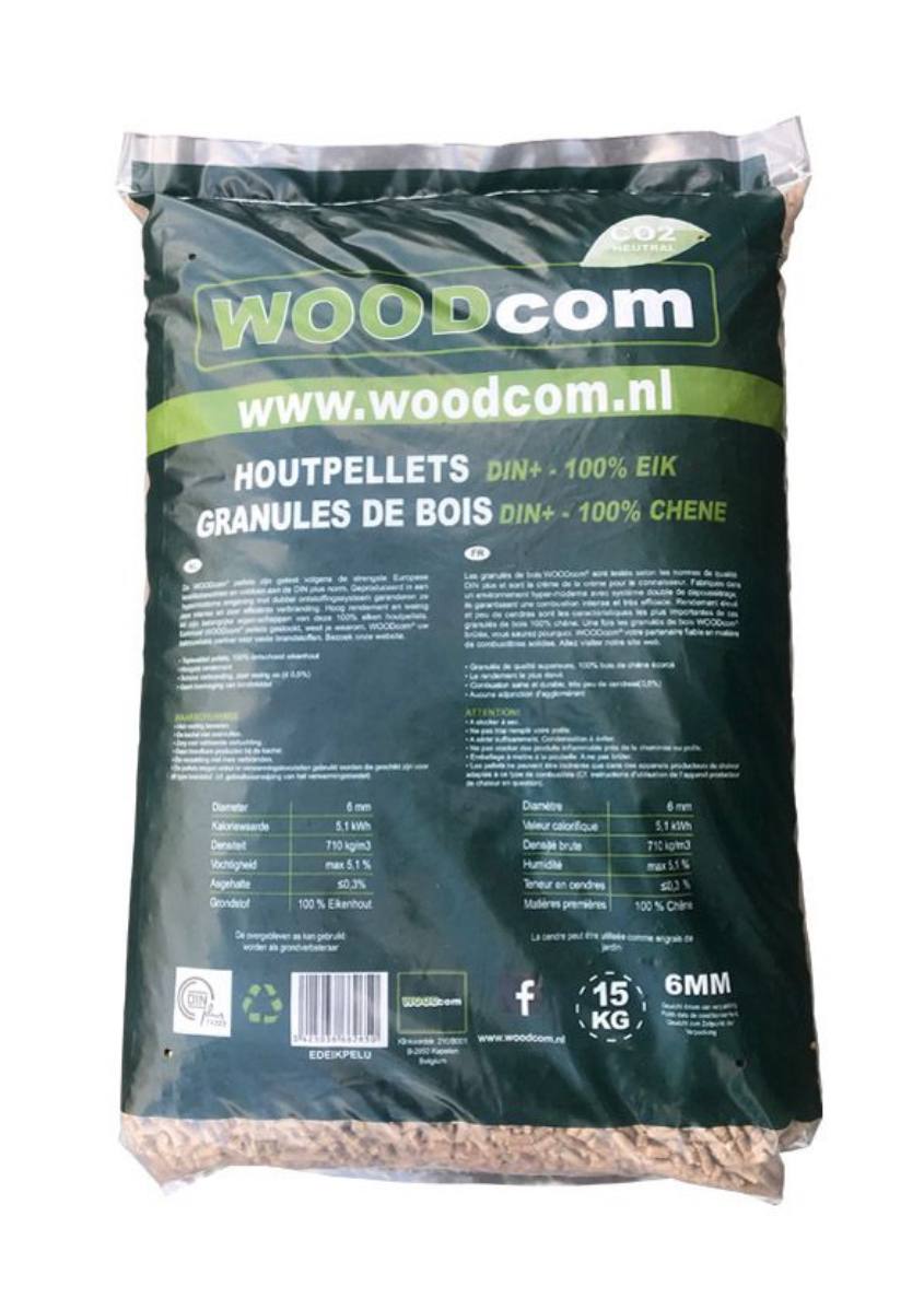 Pellets 100% Roble media paleta