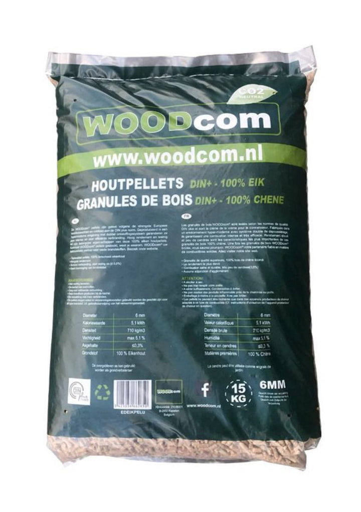 Pellets 100% Roble media paleta