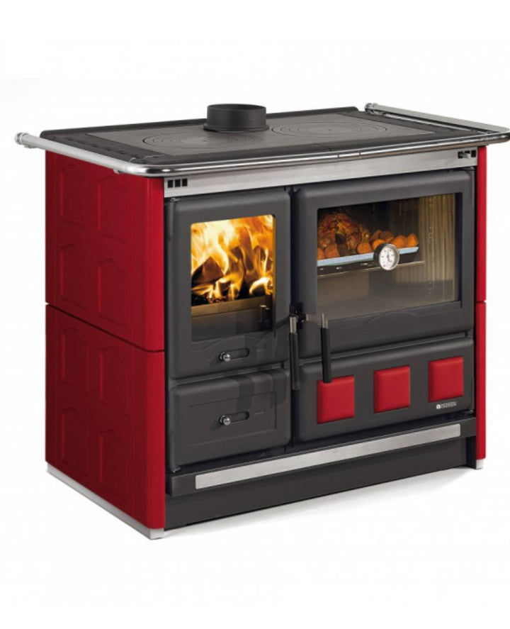 Cocina de Leña Rosa XXL Mayólica 10kW