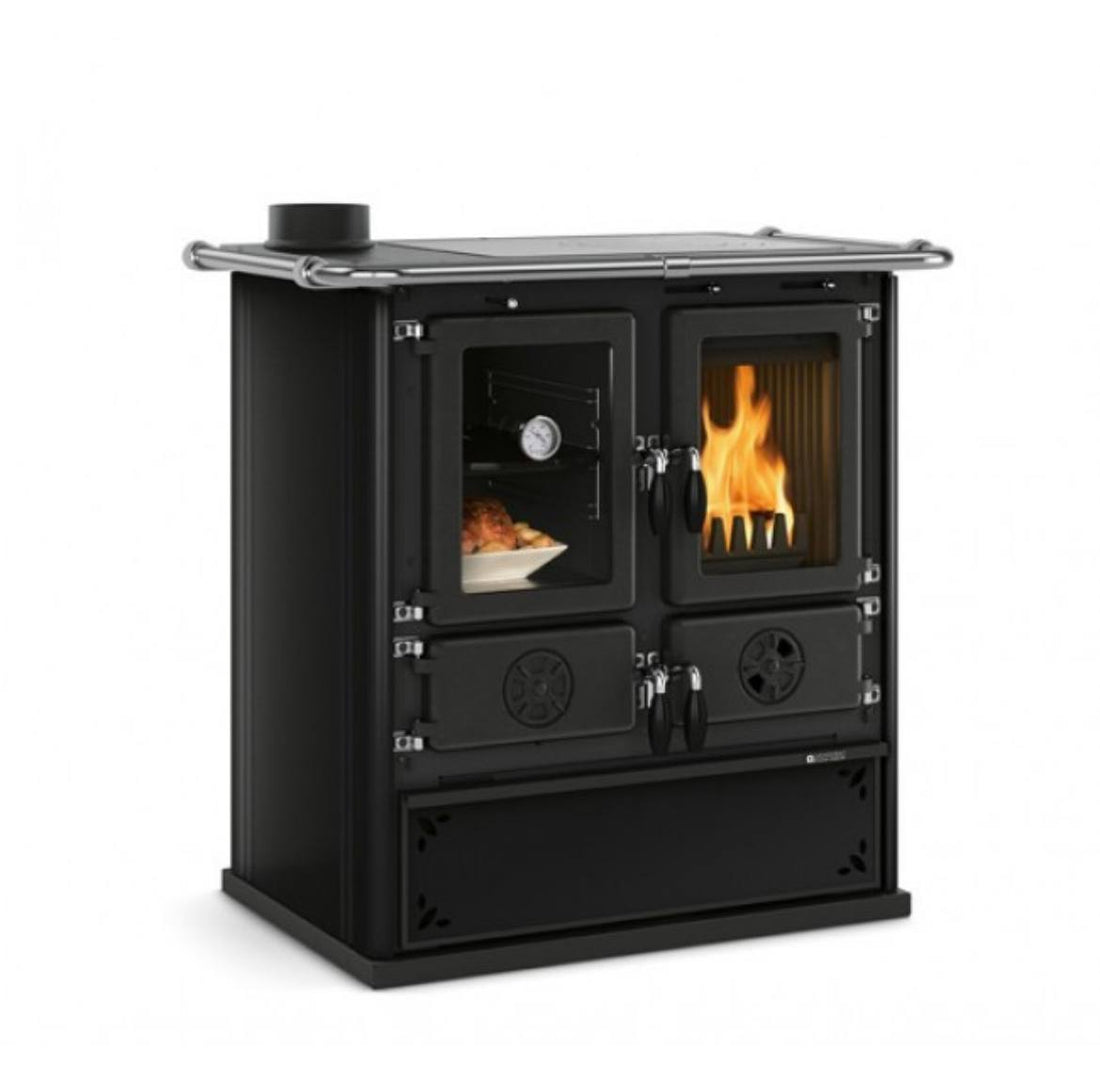 Cocina de Leña Rosetta Sinistra Steel 8kW