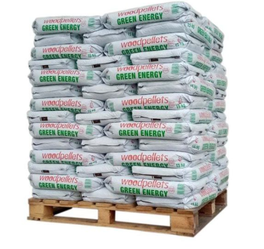 Pellet Green Energy – Palet de 65 sacos de 15 kg