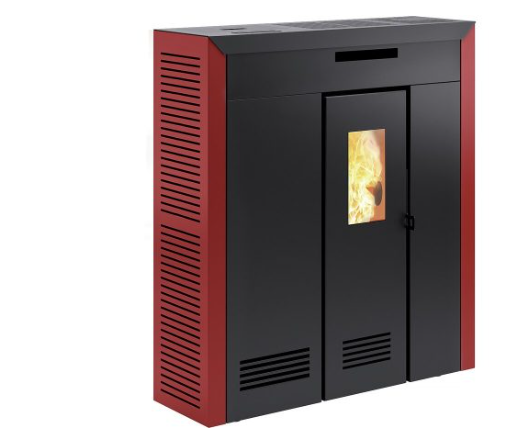Estufa de pellets Daglan Slim 9 Roja