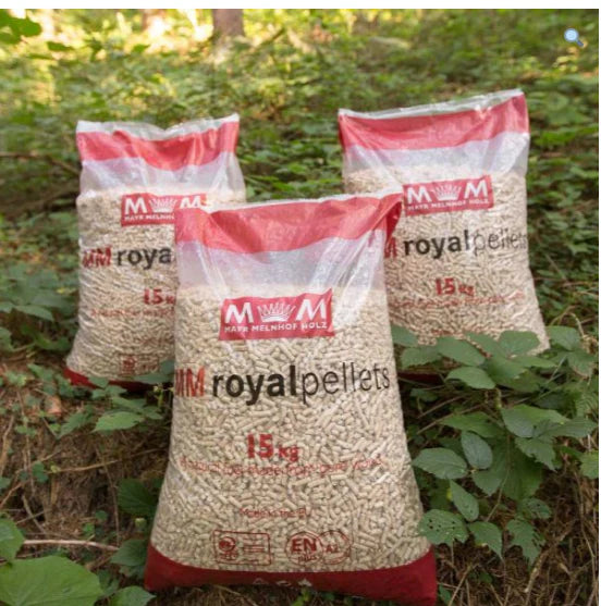 Palet de pellets MM ROYAL – 78 sacos plásticos