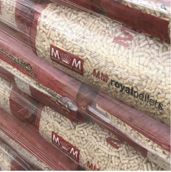 Palet de pellets MM ROYAL – 78 sacos plásticos