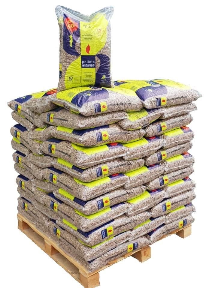 Pellet Asturias 9 Pellet de 648 sacos de 15 kg